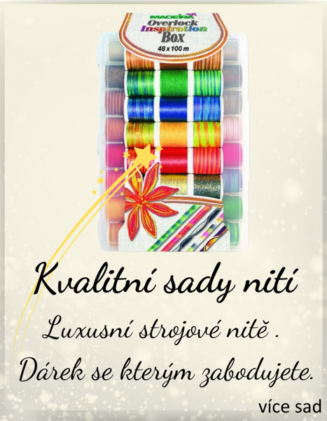 Vánoční dárky pořídíte v Ráji šití