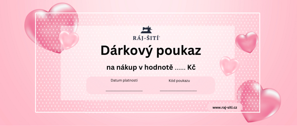 Valentýnský dárkový poukaz... 