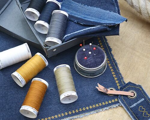Jednotlivé nitě Gütermann DENIM