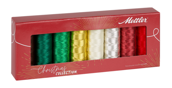 Sada vánočních nití Mettler Poly Sheen
