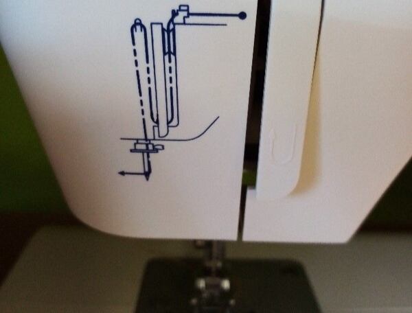 Nebojte se šití - 1. navlečení stroje