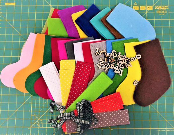 Tvorba mikulášské punčochy