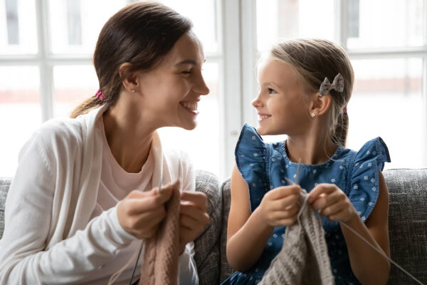 Dětské pletací jehlice