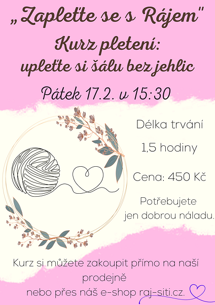 Zapleťte se s Rájem šití