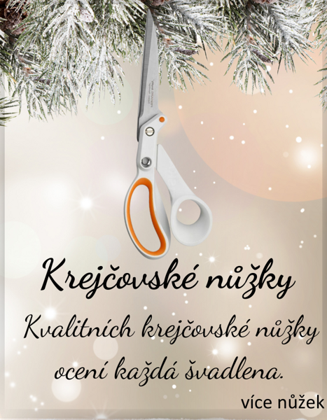 Vánoční dárky pořídíte v Ráji šití