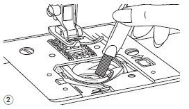 Nejde pohnout ručním kolem… co s tím? Stroj nešije…