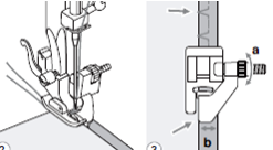 Návod: Patka pro šití slepého stehu