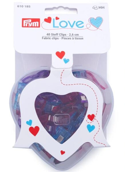 Svorky v boxu  ve tvaru srdce