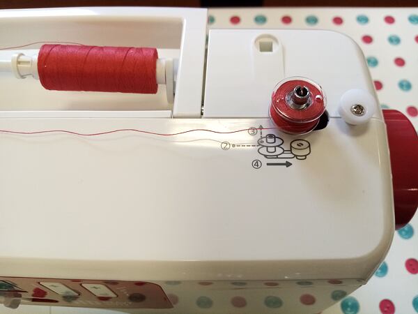 Nebojte se šití - 1. navlečení stroje