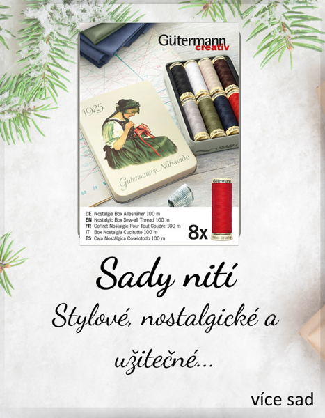 Vánoční dárky pořídíte v Ráji šití