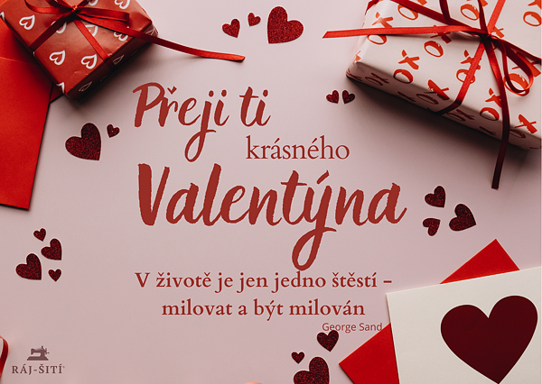 Valentýnský dárek šitý na míru