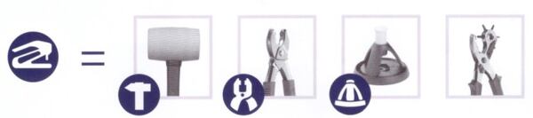 Nástroj na nitovanie a dierovanie Vario Creative Tool - PRYM