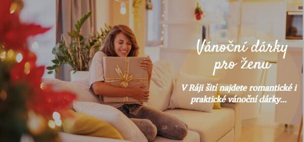 Vánoční dárky pořídíte v Ráji šití