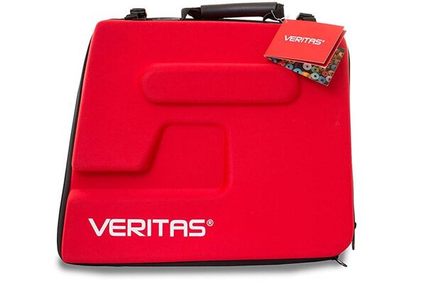 taška na šicí stroj červená