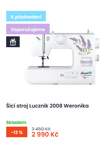 Šicí stroj Lucznik Weronika
