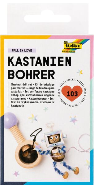 Hravé děrování kaštanů