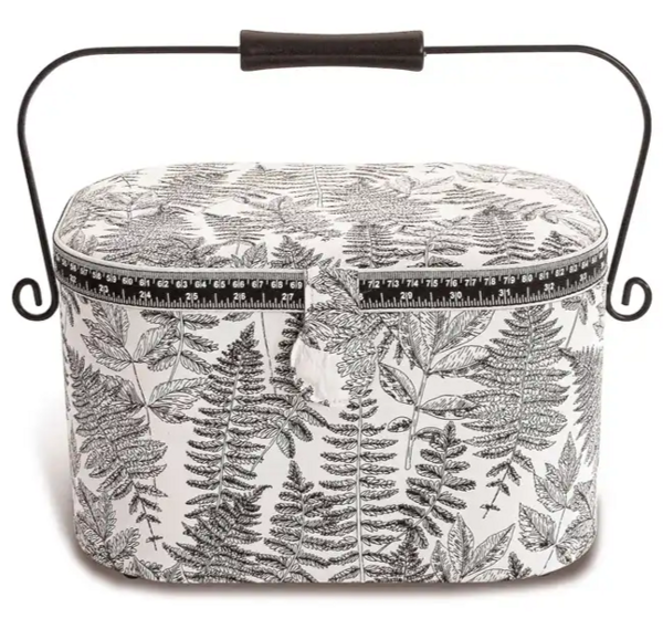 Košík na šicí potřeby s listy Prym