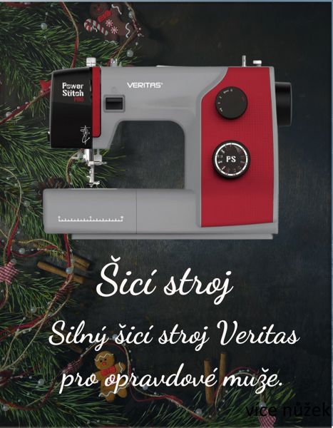 Vánoční dárky pořídíte v Ráji šití