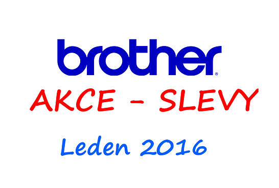 Brother akcie a zľavy pre mesiac január