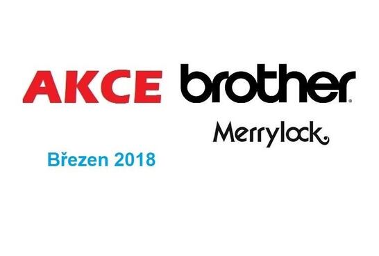 Ponuka Brother a Merrylock pre Marec 2018