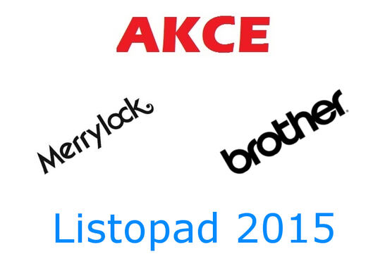 Výnimočné akcie Brother a Merrylock do konca novembra