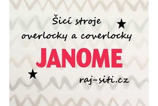Šijacie stroje Janome?