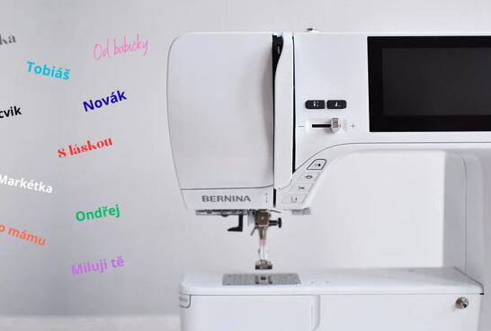Abeceda Bernina s háčikmi a čiarkami