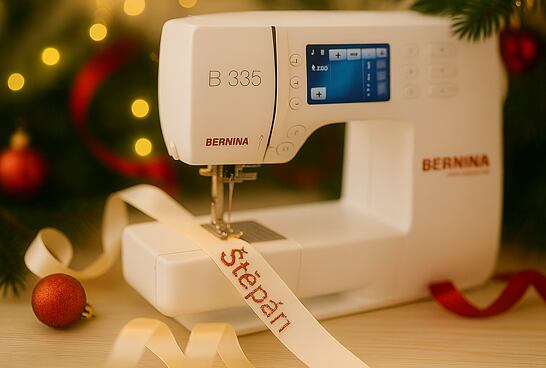 13. prosince: Šicí stroje Bernina s českou diakritikou