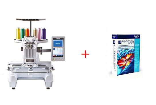 Vyšívací stroj Brother PR 655 + vyšívací softvér zadarmo