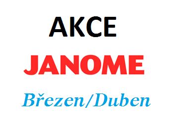 Jarné akcie? Janome Marec/Apríl