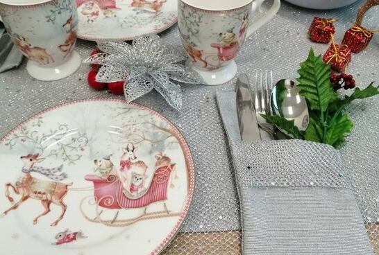 Ušite si: Vianočné vrecko na príbory