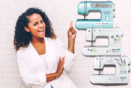 Trojica šijacích strojov pre lepšiu náladu