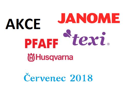 Júlová akčná ponuka - 2018 - Janome, Pfaff, Husqvarna