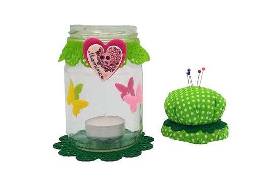 Vyrobte si: Svietnik alebo ihelníček