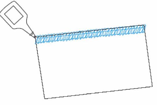 Zakončenie šitia pri overlocku