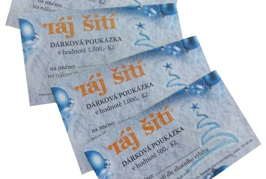 DARČEKOVÉ POUKÁŽKY - alebo ak neviete, čo kúpiť...