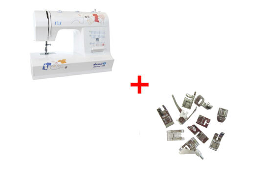 Šijací stroj Lucznik 555 Laura + 10 pätiek zadarmo