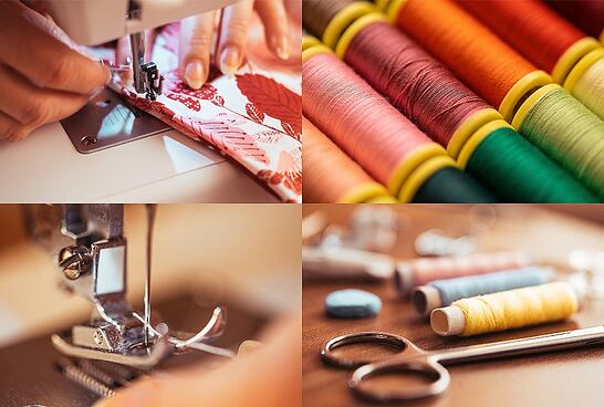 Overlocky - prehľad ihiel, látok a nití