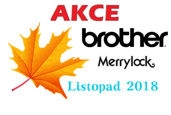 November 2018 - jesenná ponuka Brother, Merrylock