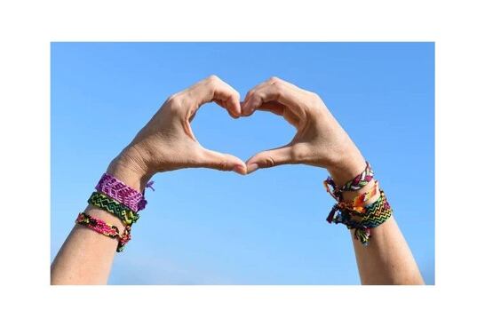 Pletené náramky - ,,náramky priateľstva,,