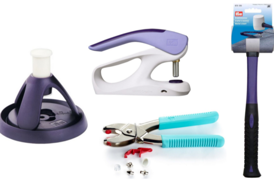 Patentky, priechodky, nity a stláčacie gombíky.