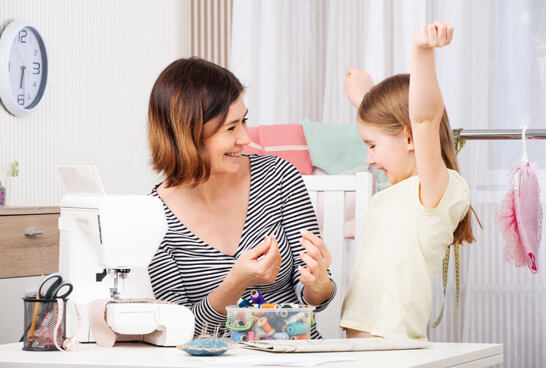 Šijací stroj ku Dňu detí