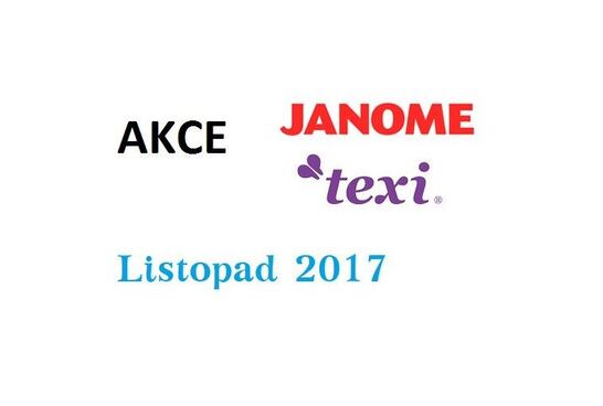 Akcie Janome a Texi - November 2017