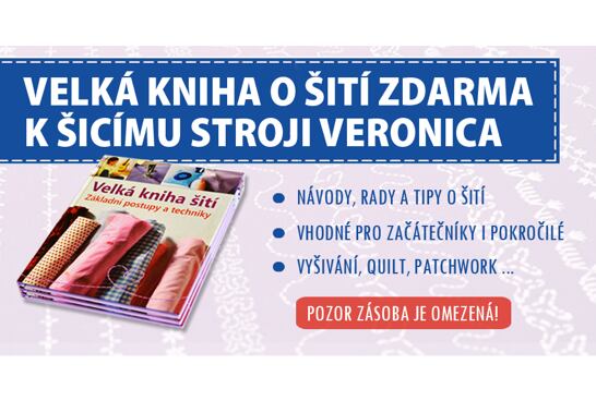 Veľká kniha šitie ako darček k stroju zadarmo