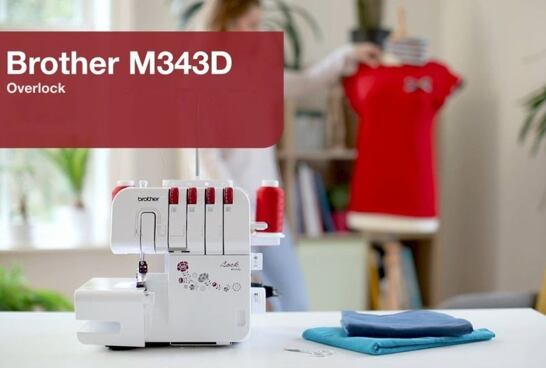 Overlock Brother M343D - v jednoduchosti je krása