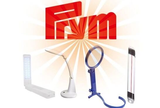 Lepší prehľad pri ručných prácach - lampy a lupiny PRYM