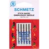 Ihly Schmetz 130/705 HE V3S embroidery (3x75, 2x90) - vyšívacie ihly