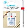 Schmetz dvojihla 130/705 H univerzal, rozpich 2mm/80