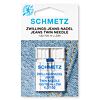 Schmetz dvojihla 130/705 HJ jeans, rozpich 4 mm/100