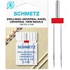 Schmetz dvojihla 130/705 H univerzal, rozpich 4mm/80